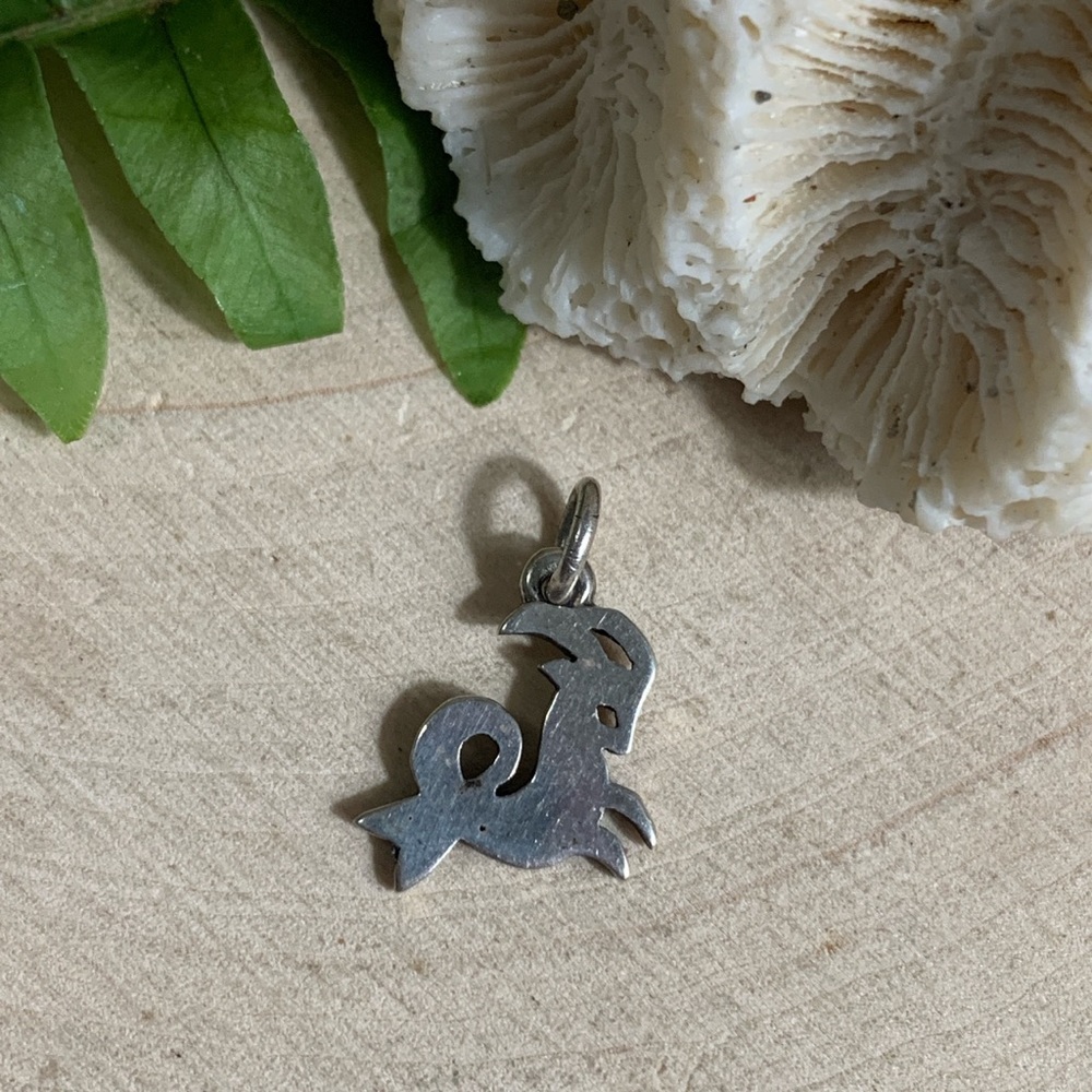 Rare James Avery Sterling Silver Zodiac Capricorn Cha… Gem